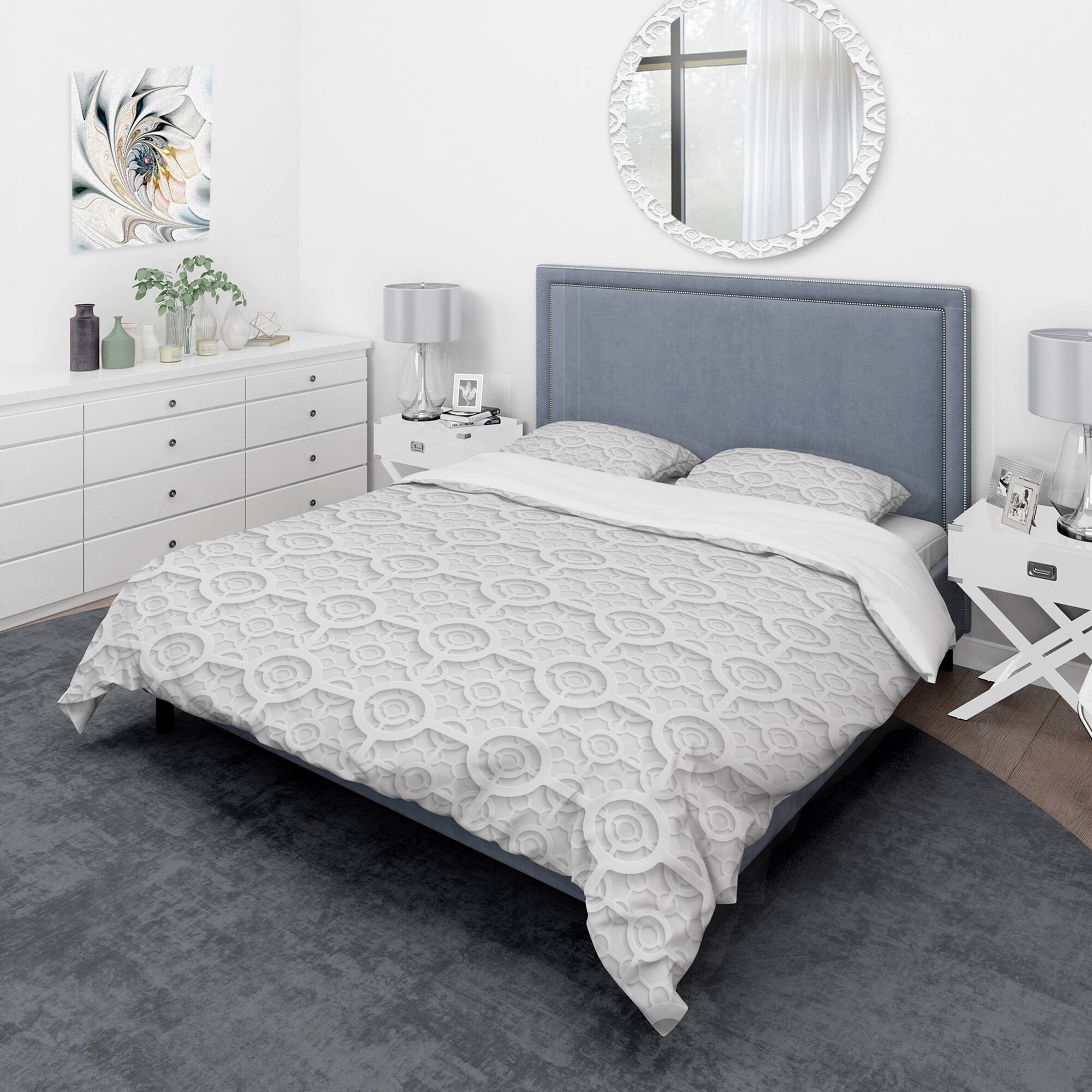 Designart 'Geometric Pattern' Scandinavian Bedding Set